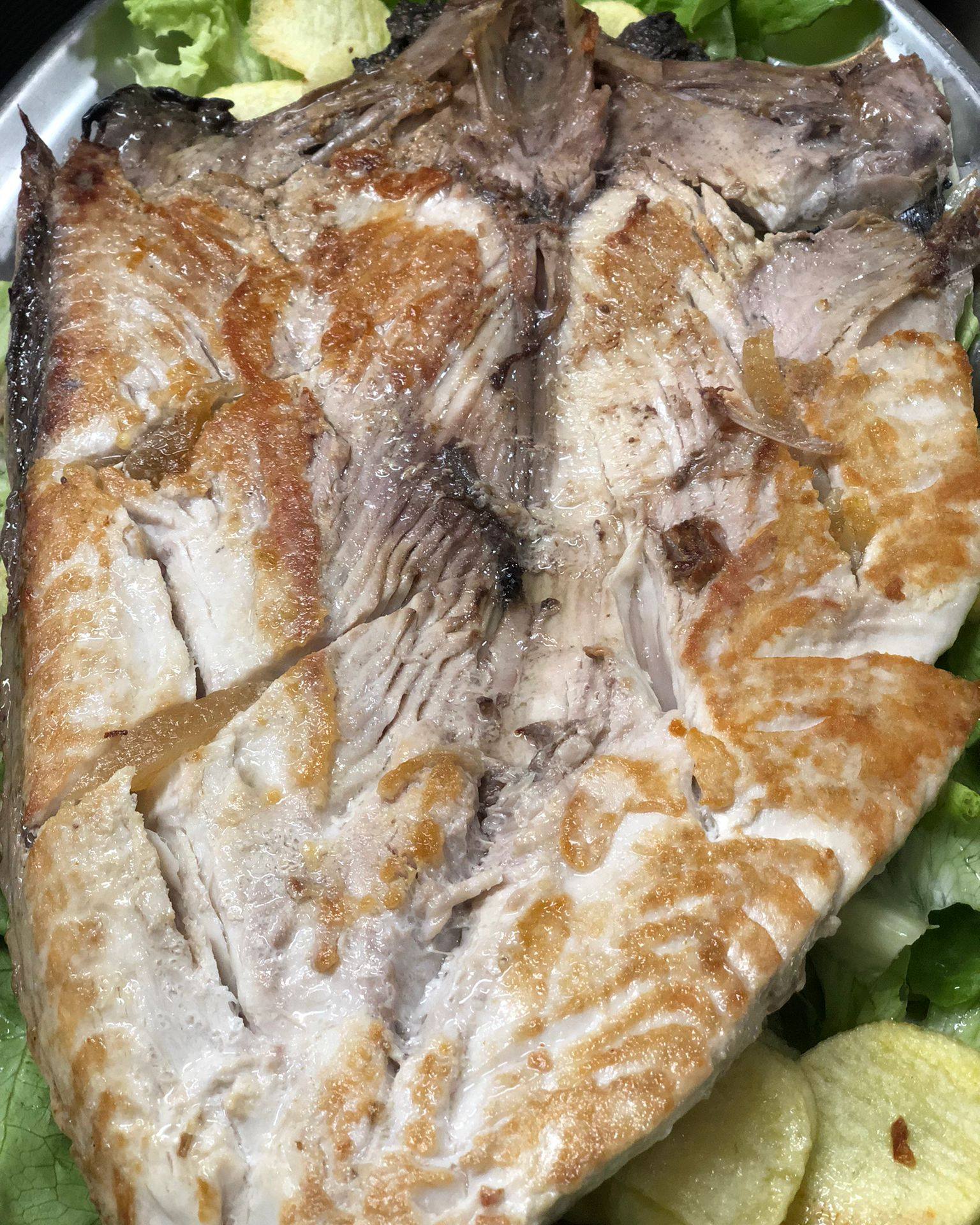 Barra de la sidrería